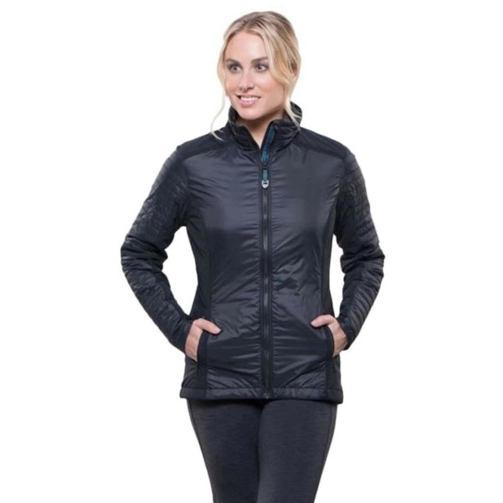 Kuhl Women's Small Projekt Firefly Lightweight Puffer‎ Jacket Primaloft Black